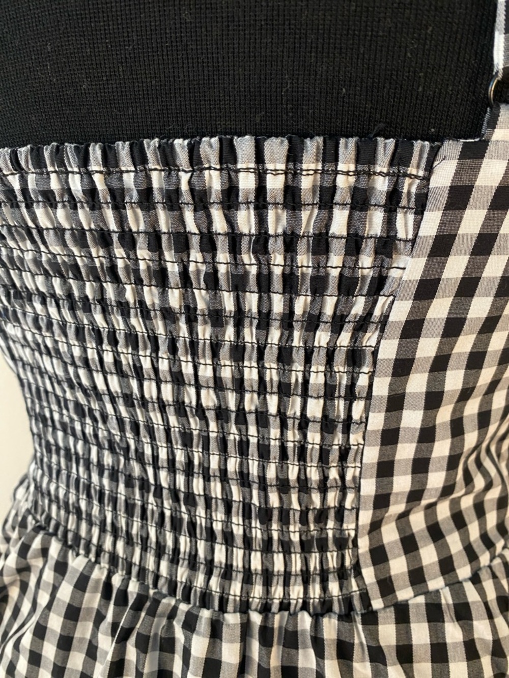 Reitmans Black and White Gingham Button-Front Sundress - Picture 6 of 12